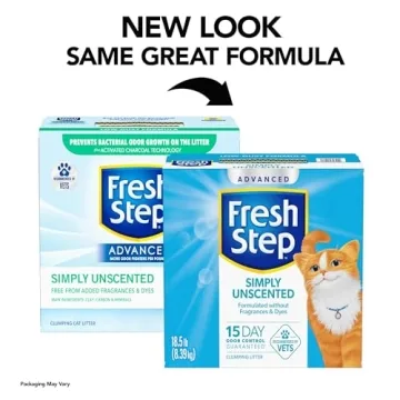 Fresh Step Unscented Cat Litter - Odor Control & Clumping