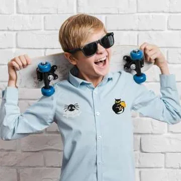 8 Pcs Halloween Embroidery Iron on Patches Cute Ghost Bat Spider Web Cat Pumpkin Sew on Emblem Applique Sewing Patch Gifts Clothes Small Repair Craft DIY for Party Jackets Hats Shirts Jeans Clothing