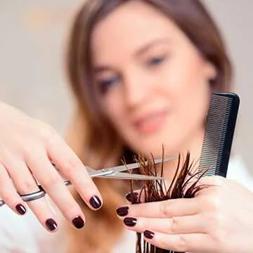 16 Pcs Rat Tail Comb Foiling Steel Pin Rat Tail Fiber Heat Resistant Teasing Combs with Pintail for Women Girls Hair Styling(Black and Pink)