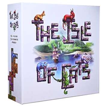 City of Games The Isle of Cats - Rescue as Many Cats As Possible for 1-4 Players, Ages 8+
