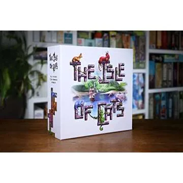 City of Games The Isle of Cats - Rescue as Many Cats As Possible for 1-4 Players, Ages 8+