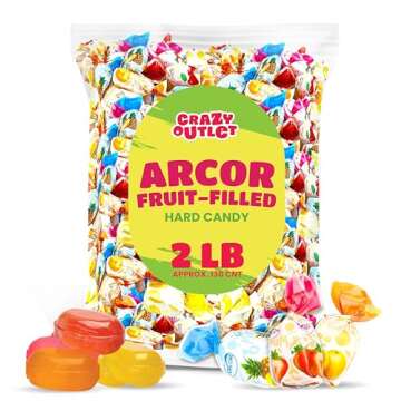 Arcor Fruit-Filled Hard Candy Bulk - 2lbs of Flavor
