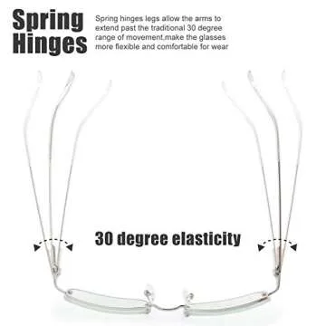 The Fresh Minimalist Small Rectangular Sunglasses Clear Eyewear Spring Hinge - Gift Box Package - FR1M4002MC01 (Silver, Gradient Clear, 51)