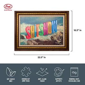 Genuine Fred Shitshow 500 Piece Puzzle by Wayne White