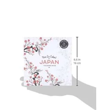 Vive Le Color! Japan (Adult Coloring Book): Color In; De-stress (72 Tear-out Pages)