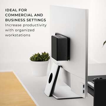 HumanCentric Mounting Bracket Compatible with Intel NUC, VESA Monitor Arm Extension Plate Compatible with The NUC Mini PC Computer