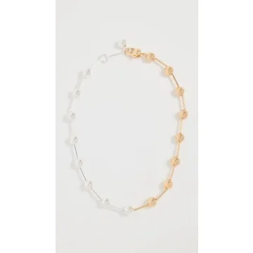 JENNY BIRD Celeste Necklace: Elegant Two-Tone Design