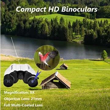 MaxUSee 70mm Telescope & 8X21 Binoculars for Beginners