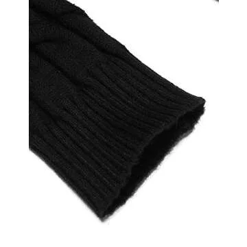 COOFANDY Men's Slim Fit Knitted Pullover Ribbed Turtleneck Sweater