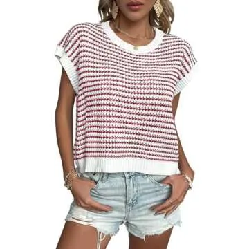 Stylish EVALESS Sweater Vest for Women - Trendy & Versatile