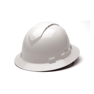 PYRAMEX Ridgeline Full Brim Hard Hat - Vented & Secure