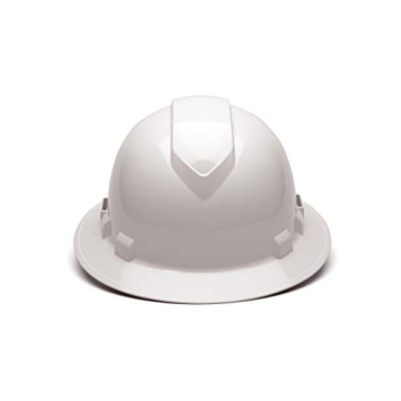 PYRAMEX Ridgeline Full Brim Hard Hat - Vented & Secure