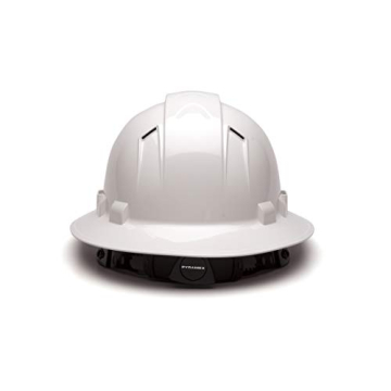 PYRAMEX Ridgeline Full Brim Hard Hat - Vented & Secure