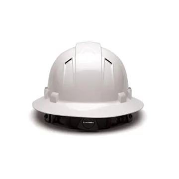 PYRAMEX Ridgeline Full Brim Hard Hat - Vented & Secure