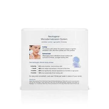 Neutrogena Microdermabrasion Starter Kit – At-home skin exfoliating and firming facial system