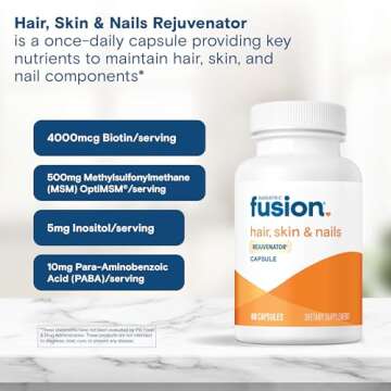 Bariatric Fusion Vegan Hair Skin and Nails Vitamins
