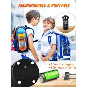 AFMAT Electric Pencil Sharpener Fully Automatic, Robot Pencil Sharpener for 7-11.5mm Pencils, Rechargeable Pencil Sharpener Hands-Free, Battery Operated Pencil Sharpener for Home, Office, Classroom