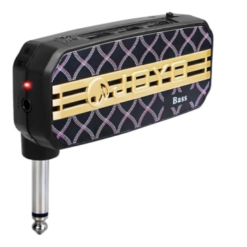 Bass Headphone Amp Mini Guitar Bassist Practice Amplifier with Aux in Portable (JA-03)