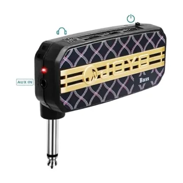 Bass Headphone Amp Mini Guitar Bassist Practice Amplifier with Aux in Portable (JA-03)