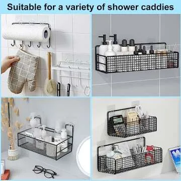 Vivinin Shower Caddy Adhesive No Drilling 15 Pack