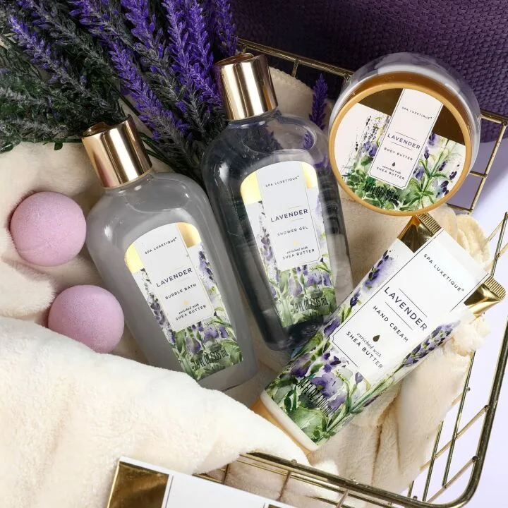 Spa Luxetique 10pcs Lavender Gift Set for Women