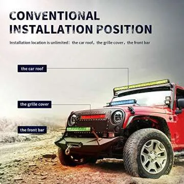 Auxbeam 22 Inch RGB LED Light Bar Multi-Color Light bar 5D V Series 120W Led Bar Off Road Driving Light Spot Flood Combo Beam with Bluetooth App & Wiring Harness