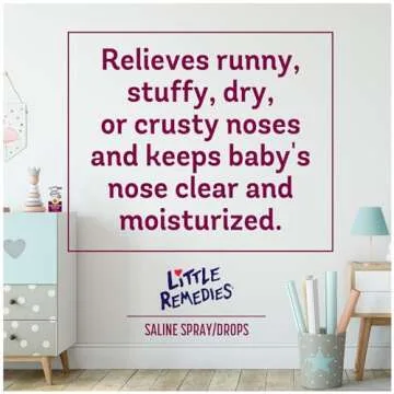 Little Remedies Noses Saline Spray Drops, 1 Fl Oz