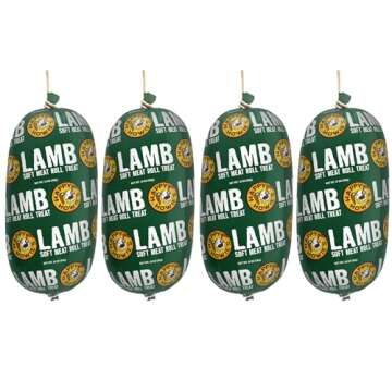 Happy Howie's Premium Lamb Soft Meat Roll 12 Oz 4 Pack (New)