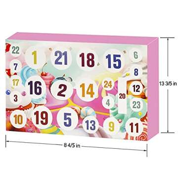 Advent Calendar 2024 - Christmas Countdown Calendars 24 Days of Surprises with DIY Fluffy Slime Kit ...