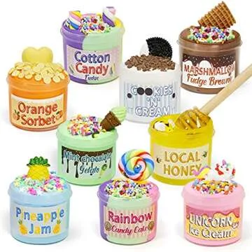 Advent Calendar 2024 - Christmas Countdown Calendars 24 Days of Surprises with DIY Fluffy Slime Kit Funny Gifts Toy for Toddler Kids Teens Girls 4 5 6 7 8 9 10 11 12 Year Old Pink