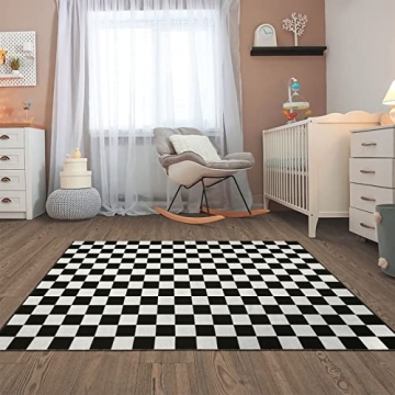 Stylish Seavish Checkered Rug for Any Space