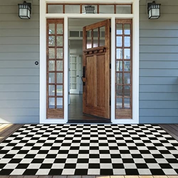 Stylish Seavish Checkered Rug for Any Space