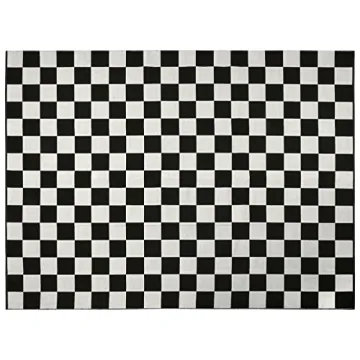Stylish Seavish Checkered Rug for Any Space