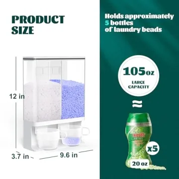 105 Oz Wall Mounted Laundry Detergent Dispenser
