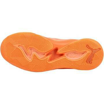 PUMA Men's TRC Blaze Court Basketball Sneakers in Orange