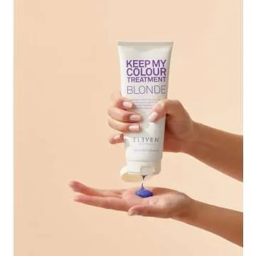ELEVEN AUSTRALIA Keep My Colour Treatment Blonde - Blonde Hair Colour Enhancer, Moisturizing & Toning Treatment for Brighter, Fresher Blonde, Color Protecting Formula - 6.8 Fl Oz