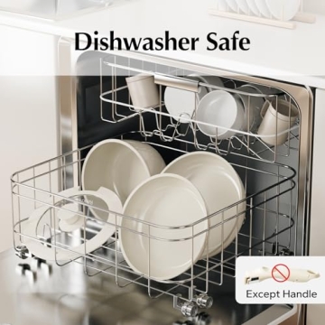 Redchef Ceramic Nonstick Pots and Pans Set - 5 Piece RV Cookware