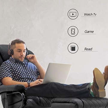 MCombo Recliner with Ottoman - Massage & Swivel Comfort