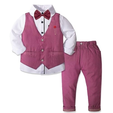 Nwada Boys Formal Suit Set - Toddler Red Dress Clothes
