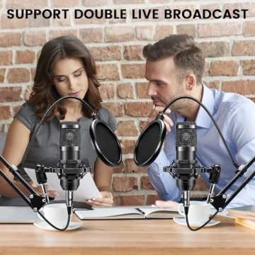All-in-One Podcast Equipment Bundle for 2 Users