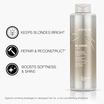 Joico Blonde Life Brightening Shampoo and Conditioner Set, 33.8-Ounce