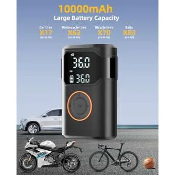 Tire Inflator Portable Air Compressor 150PSI Air Pump