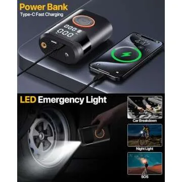 Tire Inflator Portable Air Compressor 150PSI Air Pump