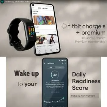 Fitbit Charge 5 Tracker with Built-in GPS & More