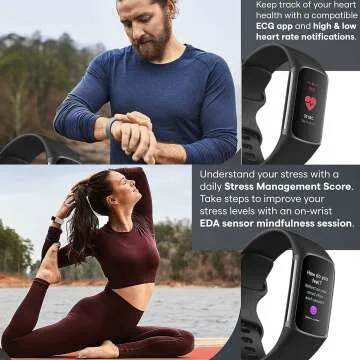 Fitbit Charge 5 Tracker with Built-in GPS & More