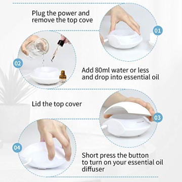 BBSKIN Mini Essential Oil Diffuser for Travel and Home