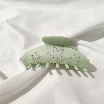 Stylish Glitter Star Hair Claw Clips for Women - Secure & Glamorous