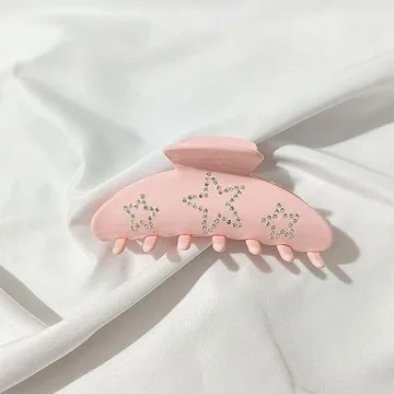 Stylish Glitter Star Hair Claw Clips for Women - Secure & Glamorous