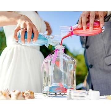 Libima Art Colored Sand Bottles for Creative Kids Crafts