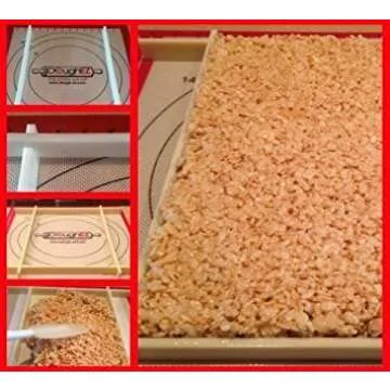 DoughEZ Patented Extra Large 17.5 x 32 Non-Slip Silicone Pastry Dough Rolling Mat and 6 Guide Sticks - BPA Free, Approved materials
